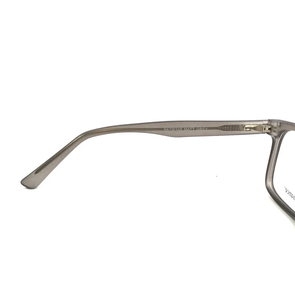 Enhance Eyeglasses Frames 4139 MATT GREY Matte Grey Rectangle Full Rim 54-18-145